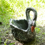 Вулична Бетонна Ваза для квітів Лебідь - Зображення 3