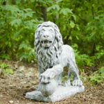 Форма для садовой скульптуры Лев №3-4