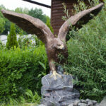 Скульптура для сада Орел из Бетона