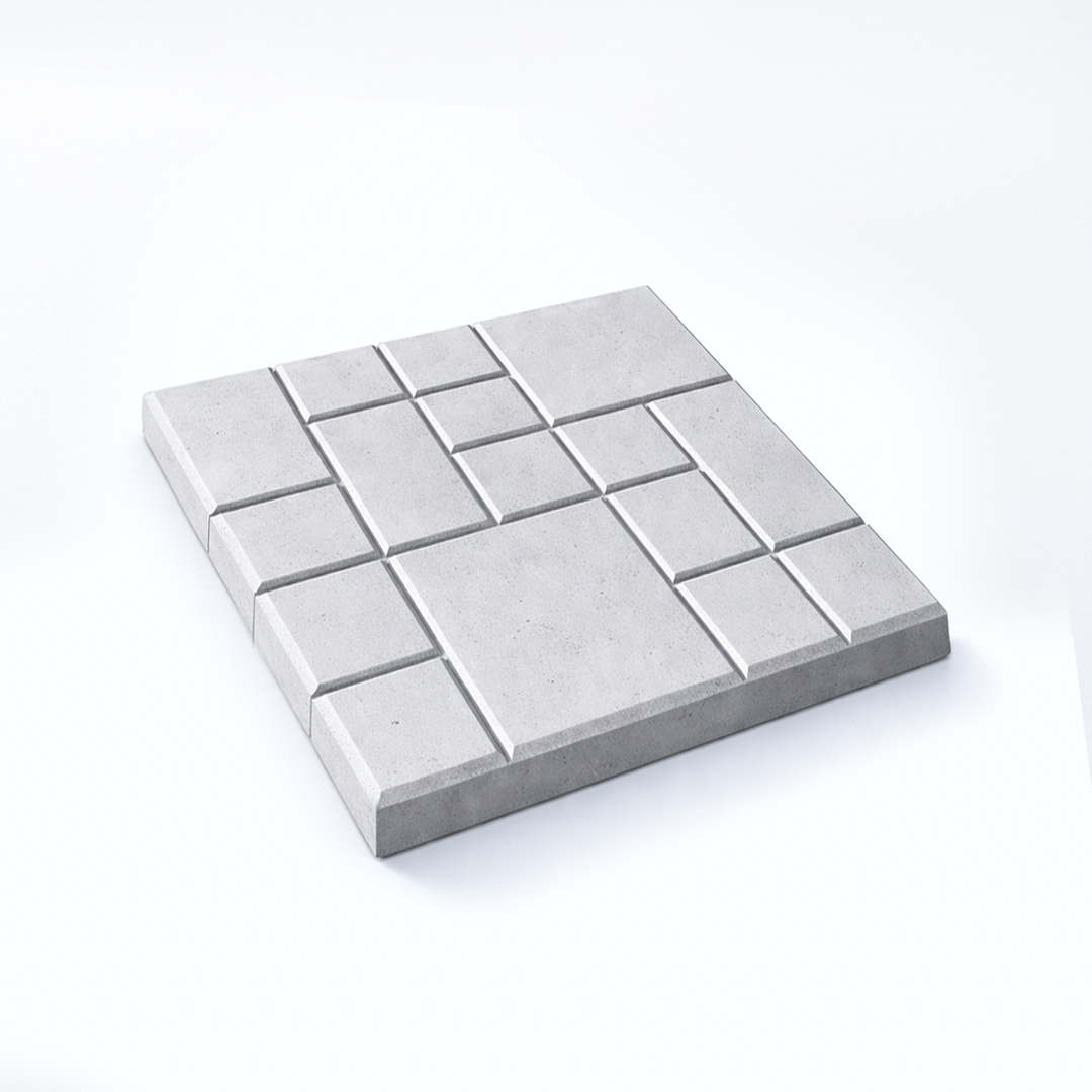 квадрат-25-1-2 Тротуарна плитка Квадрат, м.кв. — изображение 1