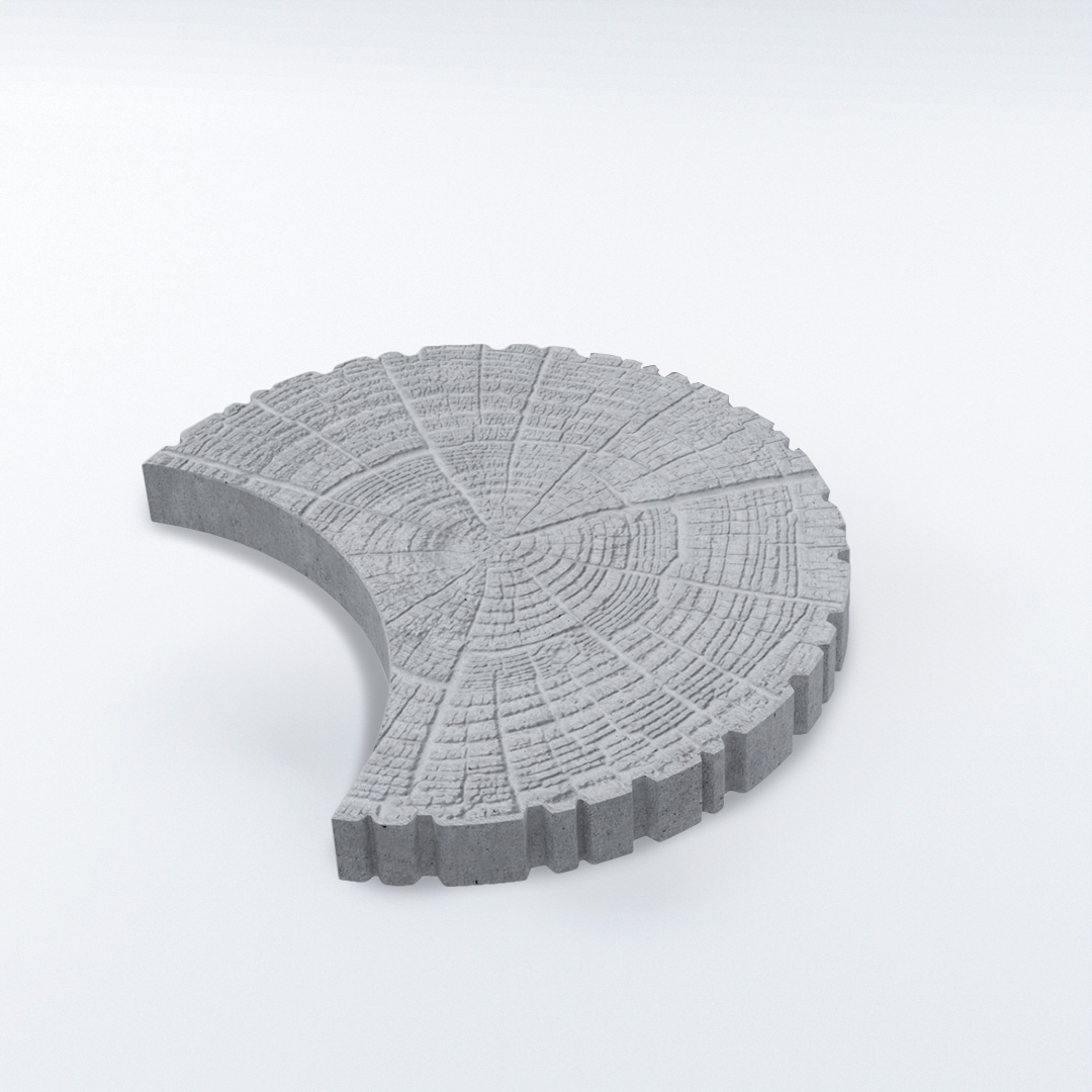 шпиль1 Тротуарна плитка Спил 600х380 мм — изображение 1