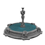 Бетонный Фонтан Арт.25 для сада (парка)