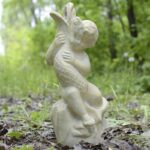 Форма для садовой скульптуры Мальчик с рыбой Мальчик с рыбой