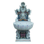 Бетонный Фонтан арт 53 "Тосканская симфония" пристенный "Тосканская симфония