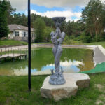 Бетонна Скульптура Русалки для саду — изображение 3