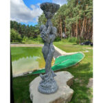 Бетонна Скульптура Русалки для саду — изображение 4