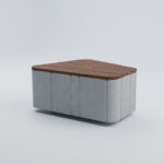 Бетонна Лава/Квітник для саду Сегмент - Зображення 4