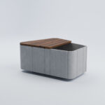 Бетонна Лава/Квітник для саду Сегмент - Зображення 3