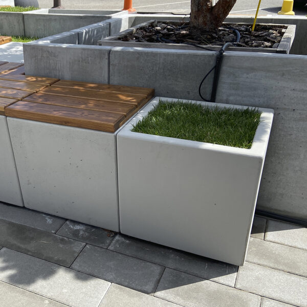 Бетонний вуличний вазон Роттердам Д3 - Зображення 2