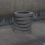 Вуличний Бетонний Вазон Медіатор L — изображение 5