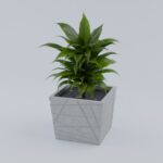 Бетонний Вазон Гранада M Лофт