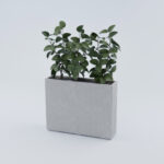 Уличный Бетонный Вазон Бетонный Барселона L