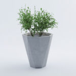 Бетонный Вазон Везувий Лофт