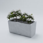 Бетонный уличный вазон Роттердам Д4 Бетонный уличный вазон Роттердам Д4