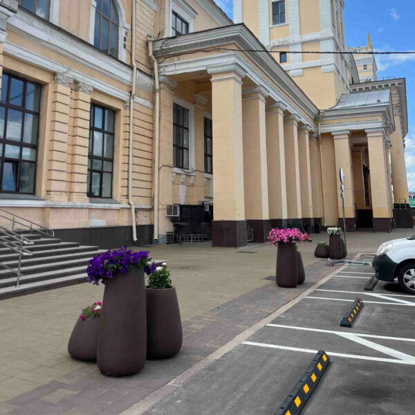 Вуличний Бетонний Вазон Неаполь L - Зображення 6