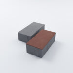 Тротуарна плитка цегла без фаски, м.кв.